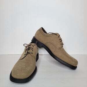 ROCKPORT Margin Oxford Nubuck Leather Brown Men's Shoes sz 11.5 SN K71223